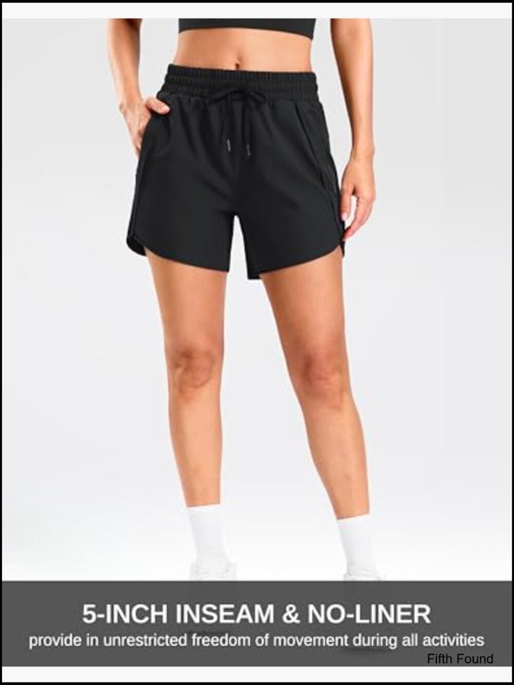 5" Running Shorts with Zipper Pockets Lightweight Quick Dry Athletic Shorts - Picture 4 of 7